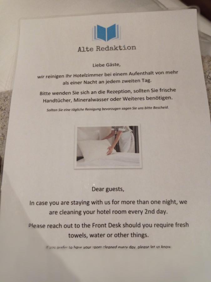 Hotel Alte Redaktion Gevelsberg Luaran gambar
